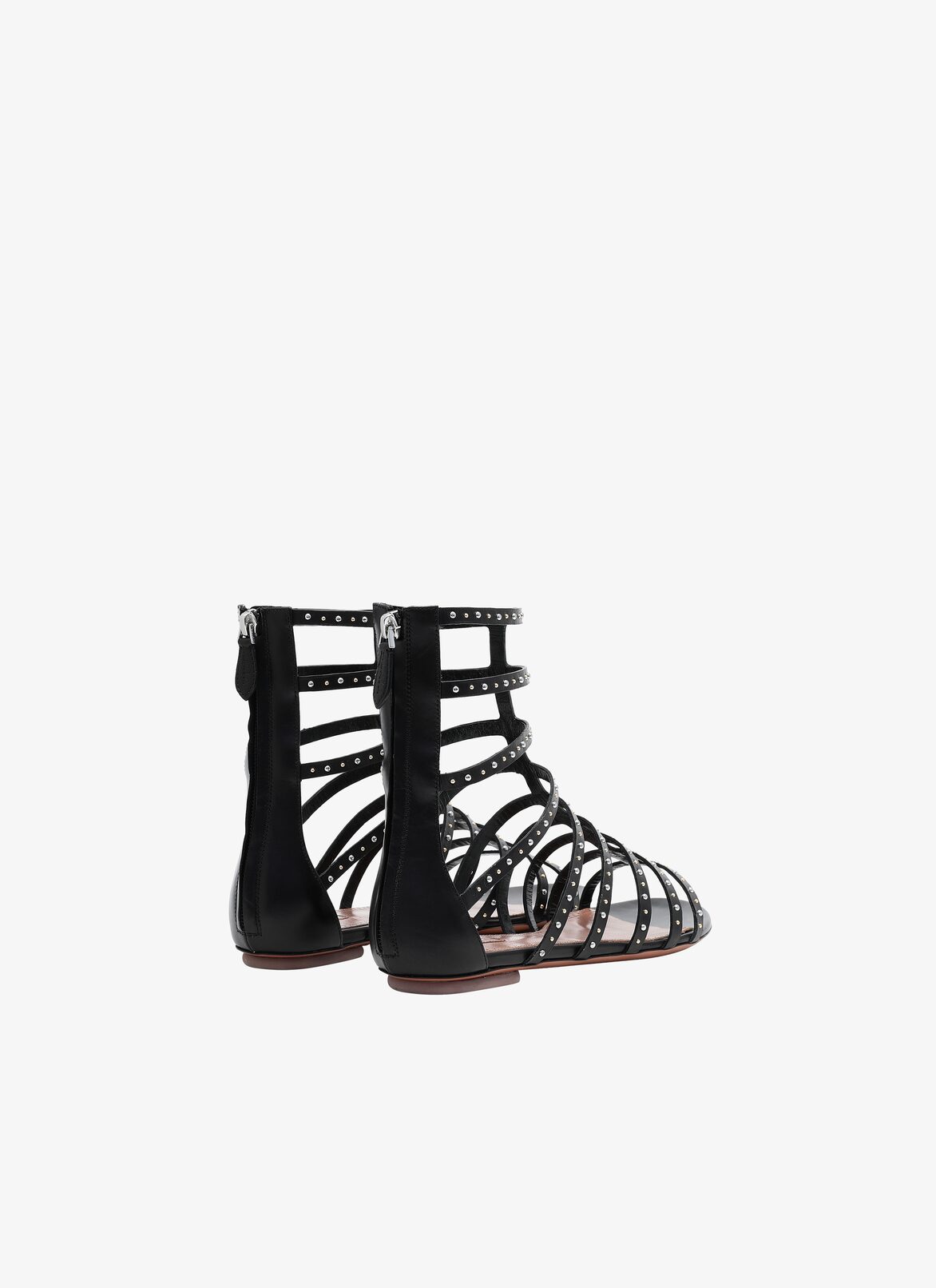SANDALES BANDE DOUBLE CLOU ALAÏA NOIR SANDALES BANDE DOUBLE CLOU